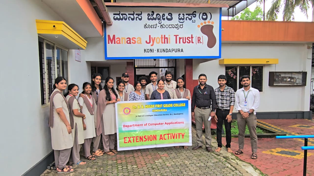 Extension Activity at Manasa Jyothi School for Specially Abled,Koni.Kundapura