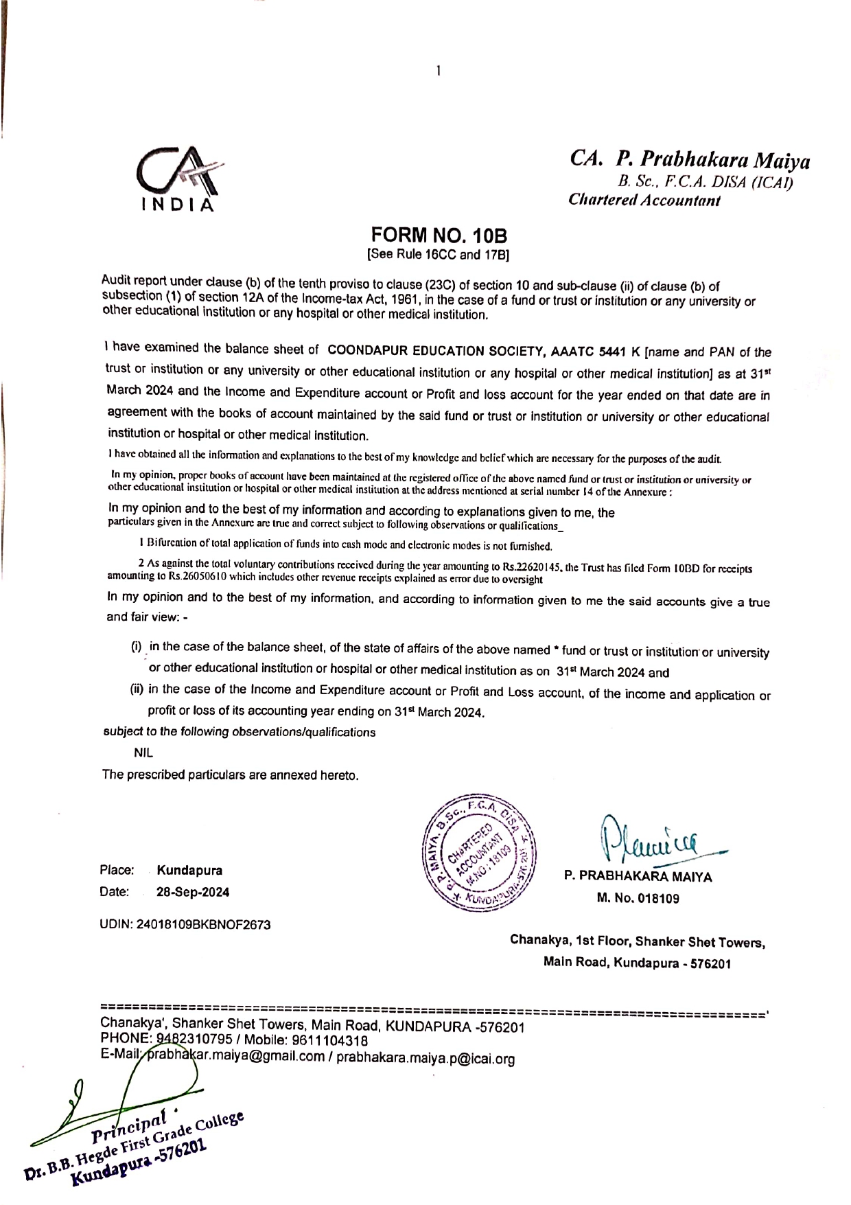 Audit Report